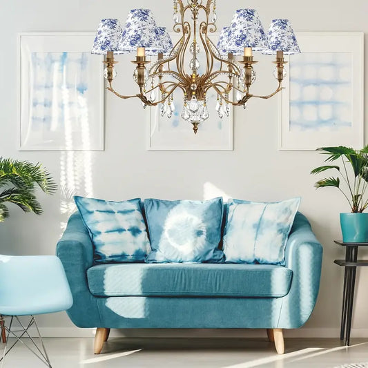 Luxe Vintage Floral Chandelier