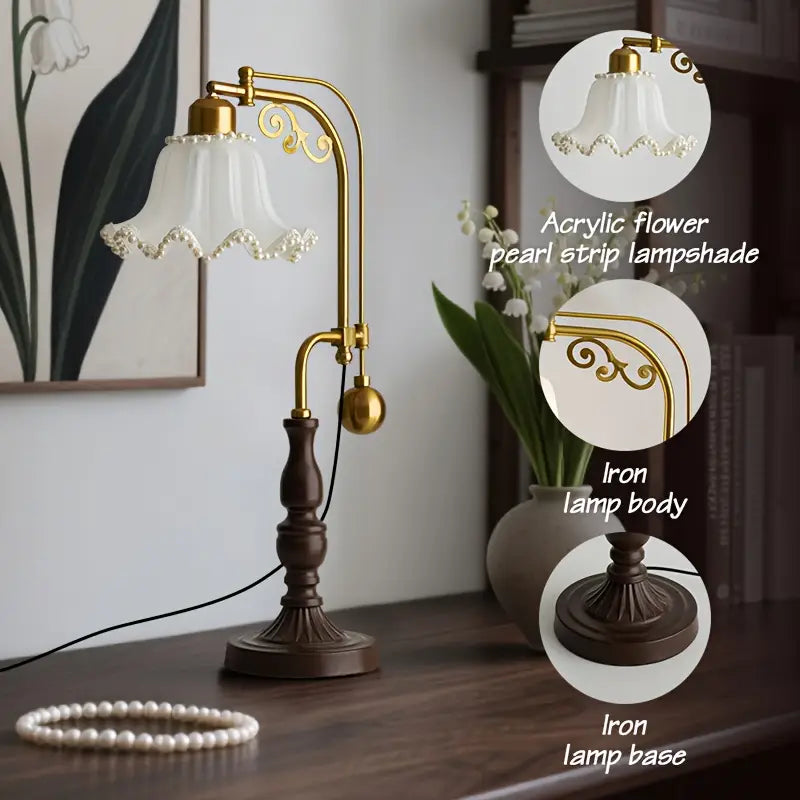 Vintage Brass Table Lamp – Golden Heritage