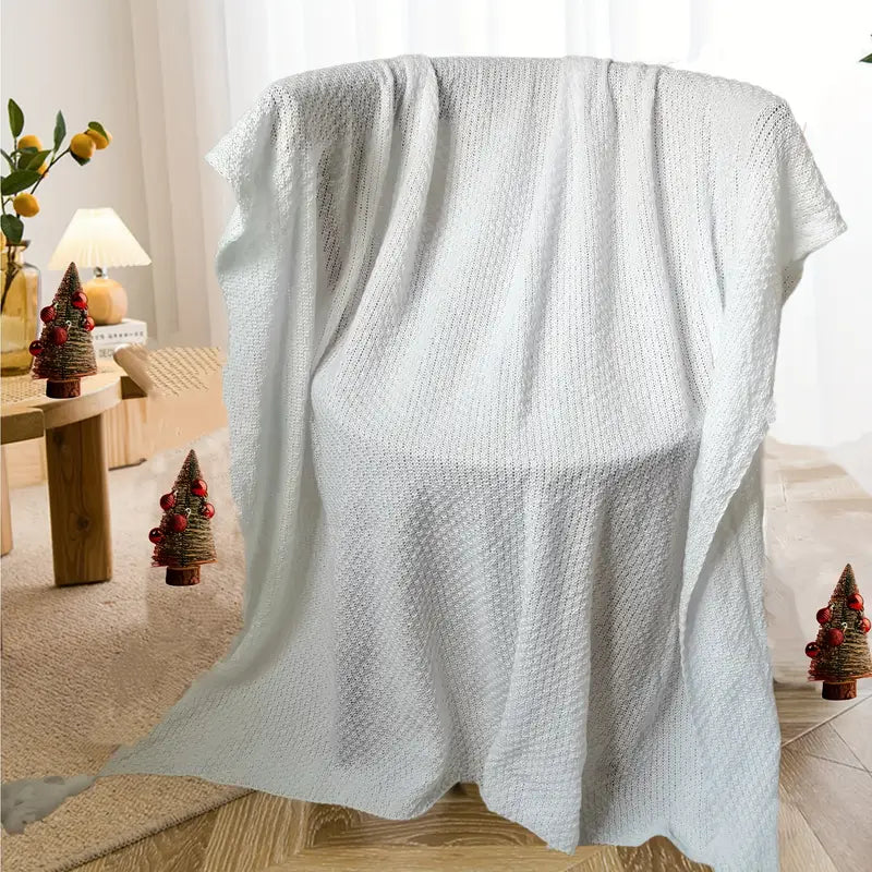 Sumptuous Wool Tassel Sofa Blanket