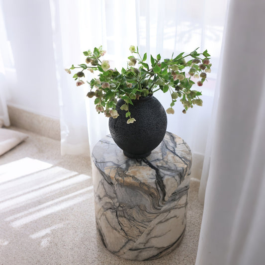 Marble Concrete Side Table