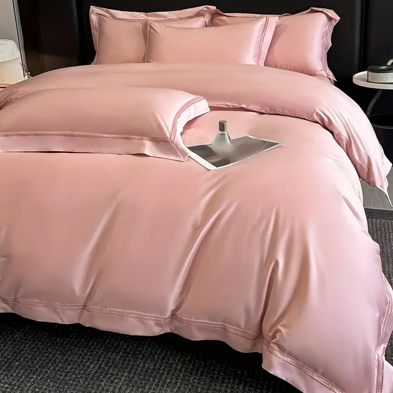 Blush Halo Four-Piece Egyptian Cotton Bedding Set – Queen or King