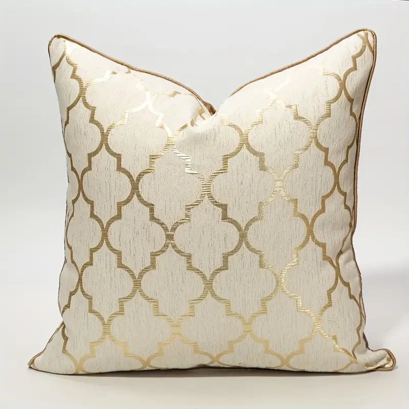 Golden Trellis Cushion - Regal Nest