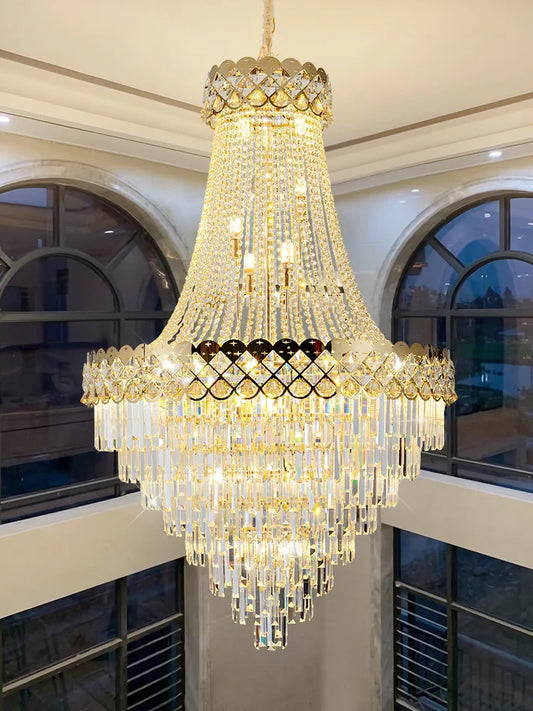 Grand Cascade Crystal Chandelier