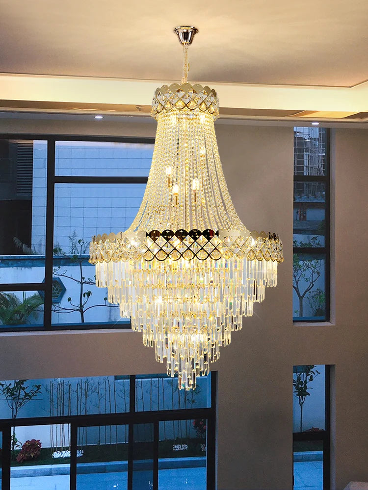 Grand Cascade Crystal Chandelier