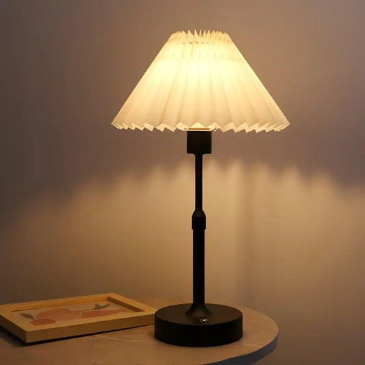 Retro Recharge Glow Lamp - Telescopic Alexa Elegance