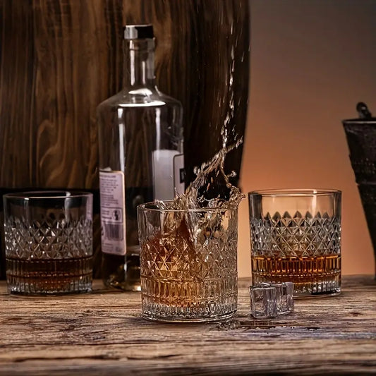 Luxury Crystal Whisky Glass Set – Gift Boxed