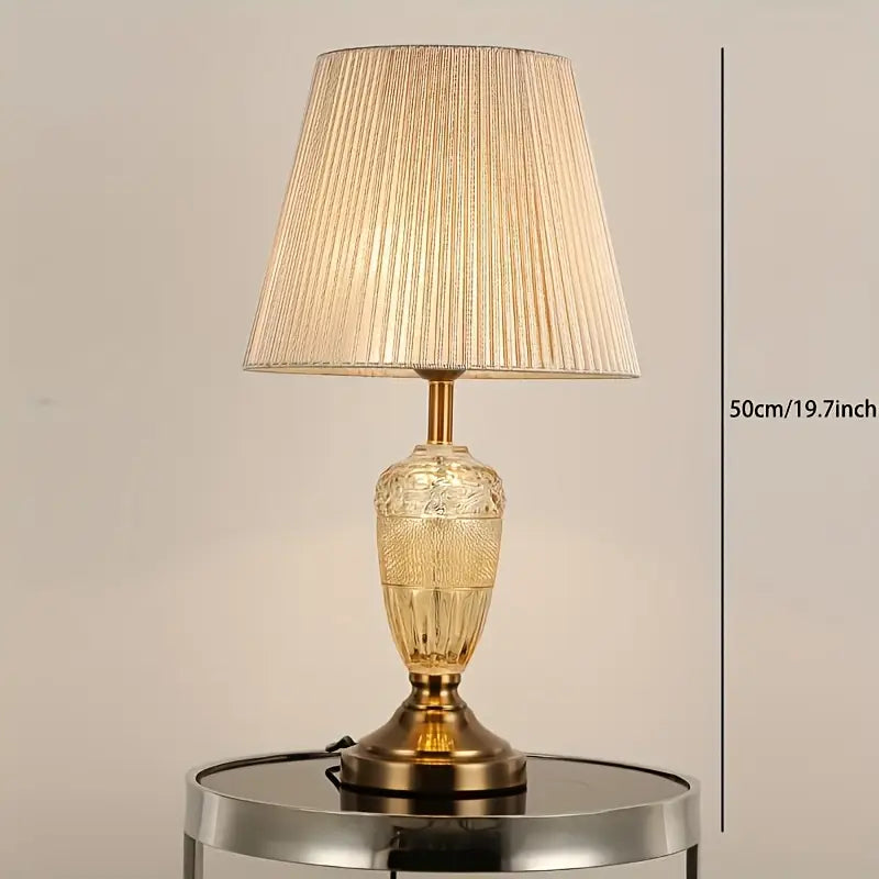 Parisian Whisper Crystal Table Lamp