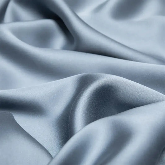 Azure Luxury Satin Queen Bedding – Metallic Glow 4pc
