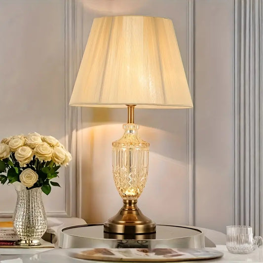 Parisian Whisper Crystal Table Lamp
