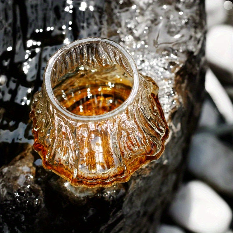 Mount Fuji Whiskey Glass with Wooden Gift Box