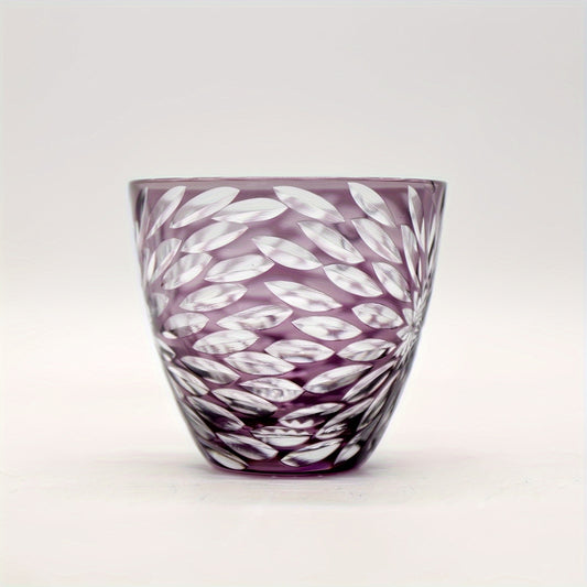 Houndstooth Etched Wine Glass