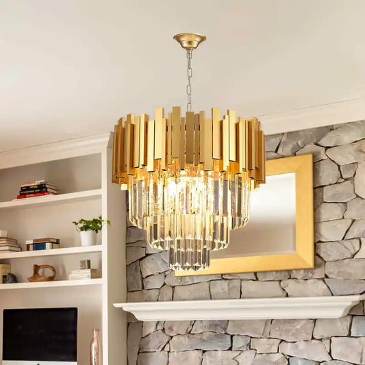 Empire Gold Chandelier – Crown Jewel