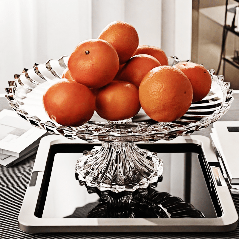Grand Crystal Serving Platter