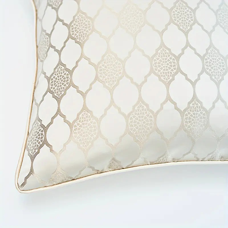 Moroccan Silk Velvet Cushion – 60 × 60 cm (Grey Elegance)