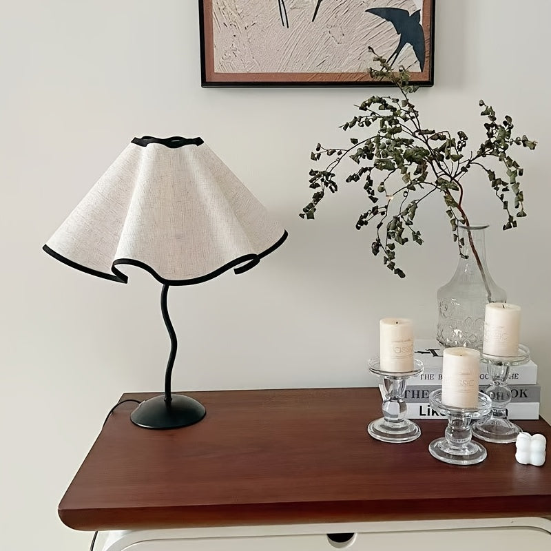 Floral Noir Table Lamp
