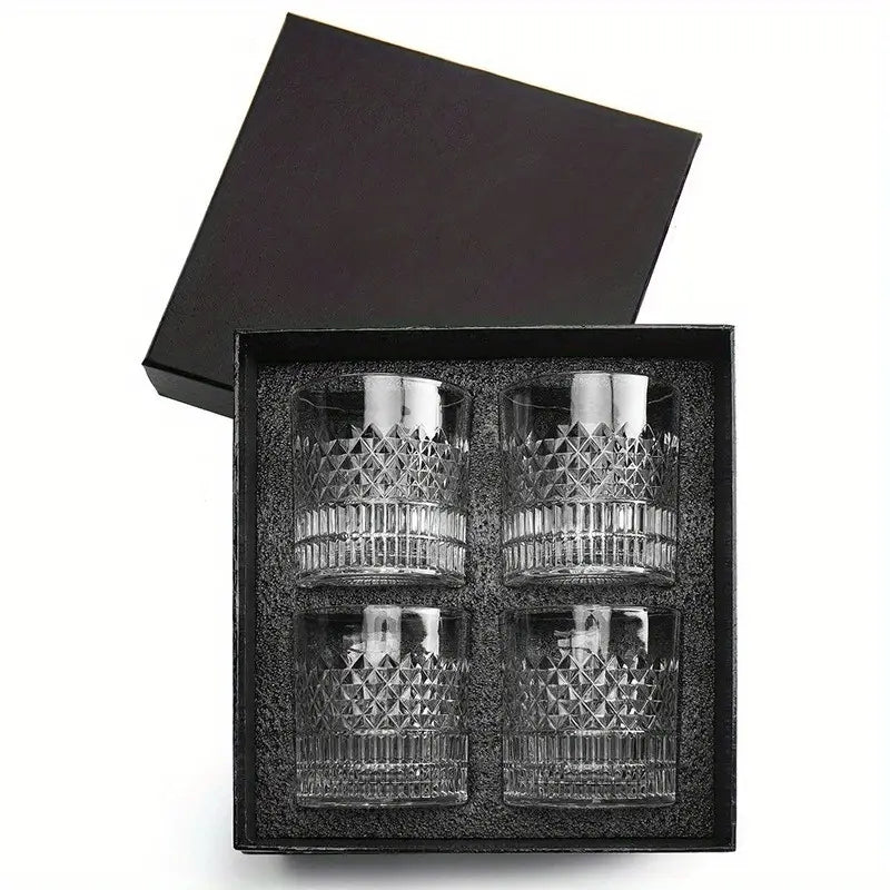 Luxury Crystal Whisky Glass Set – Gift Boxed