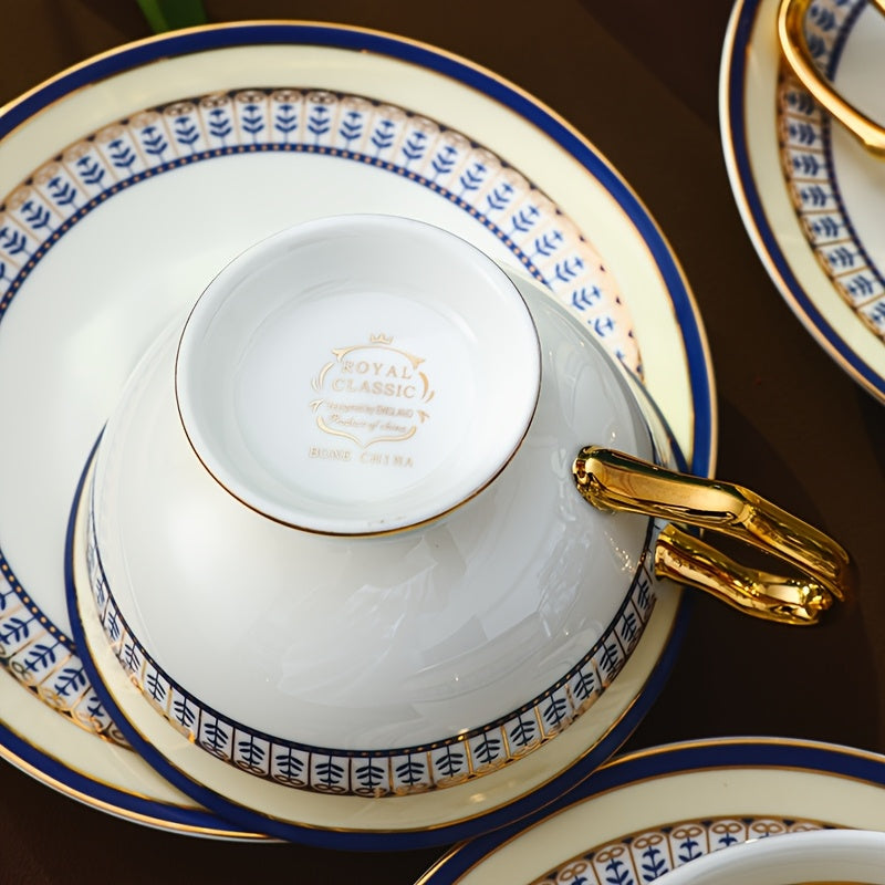 Imperator Bone China Coffee Set – Luxury 3-Piece Ritual