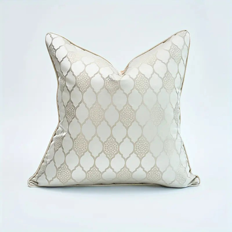 Moroccan Silk Velvet Cushion – 60 × 60 cm (Grey Elegance)