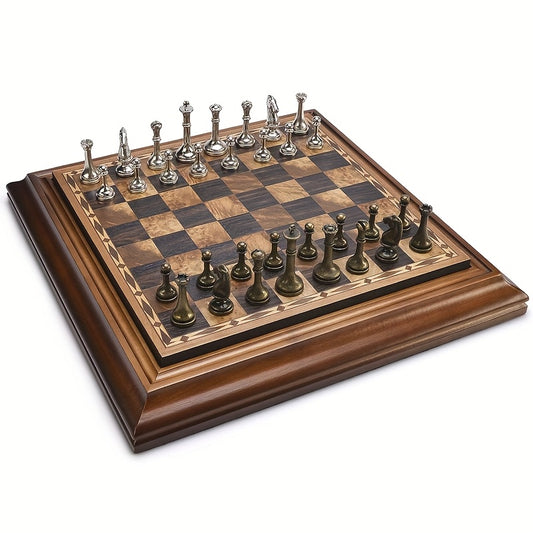 Heirloom Chess Set – Bronze & Beech