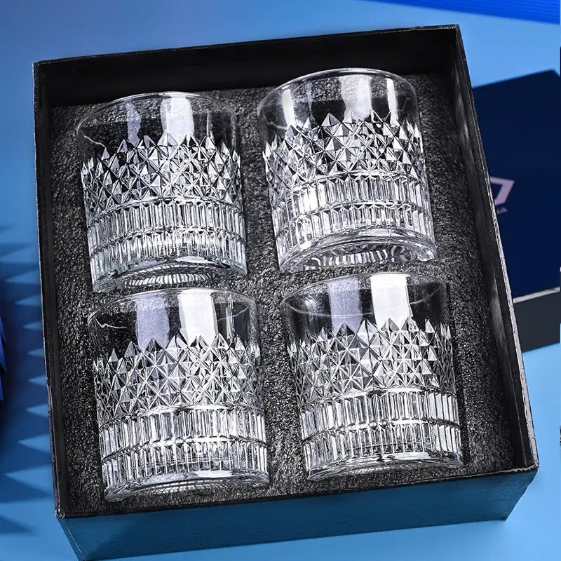 Luxury Crystal Whisky Glass Set – Gift Boxed