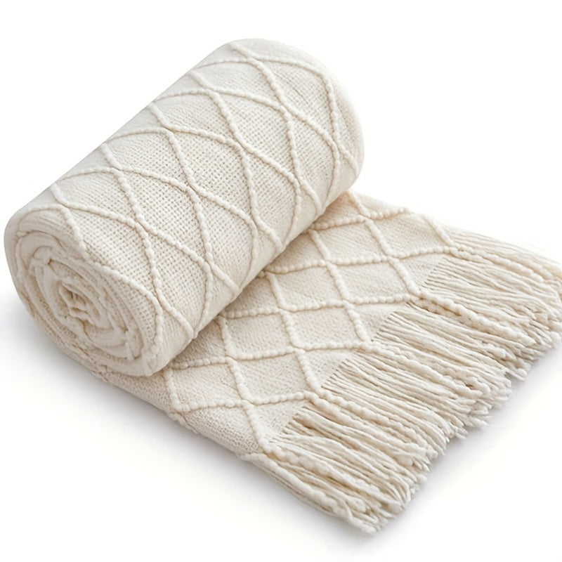 Diamond Lattice Luxury Throw