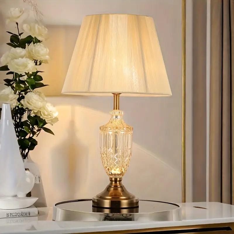 Parisian Whisper Crystal Table Lamp