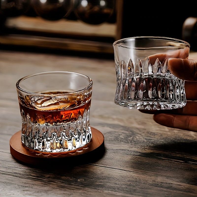 Heavy Crystal Whiskey Glasses – Set of 6