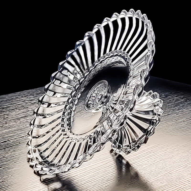 Grand Crystal Serving Platter