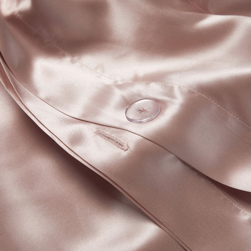 Royalis Mulberry Silk King Bedding – Whispered Desire Dusty pink