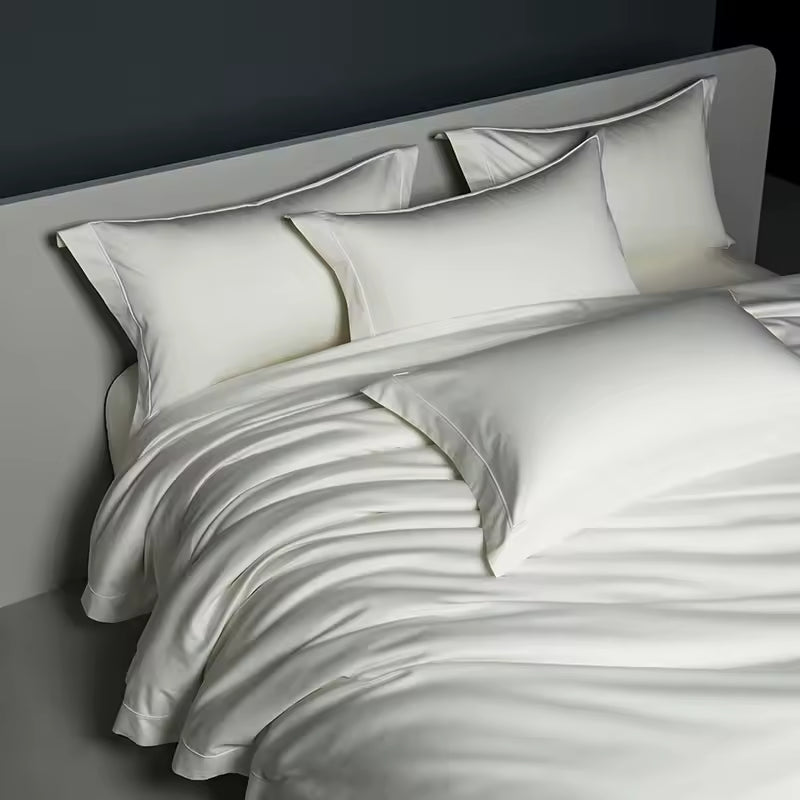 Diamond White 1200TC Egyptian Cotton Bedding Set