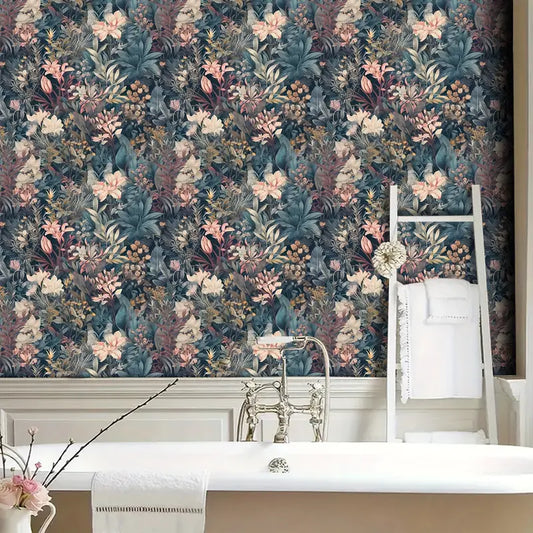 French Blush Bloom Peel & Stick Wallpaper