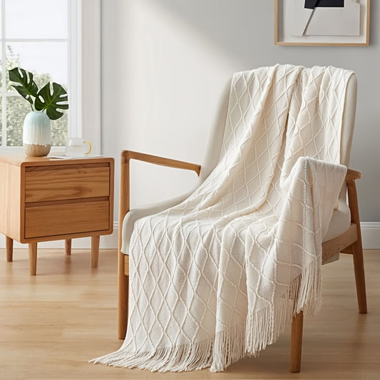 Diamond Lattice Luxury Throw