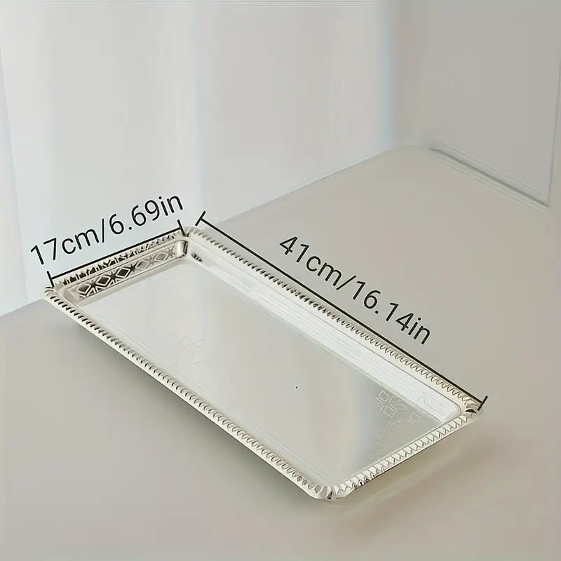 Luxury Silver Serving Tray
