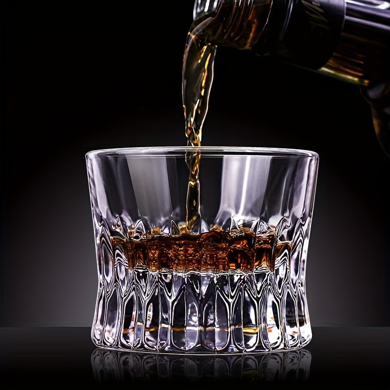 Faceted Crystal Rocks Glasses – Set of 2