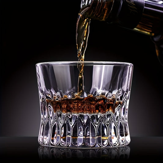 Faceted Crystal Rocks Glasses – Set of 2