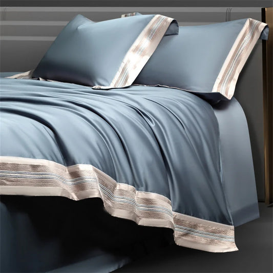 Mariana Gradient Blue 1000TC Egyptian Cotton QueenBedding Set