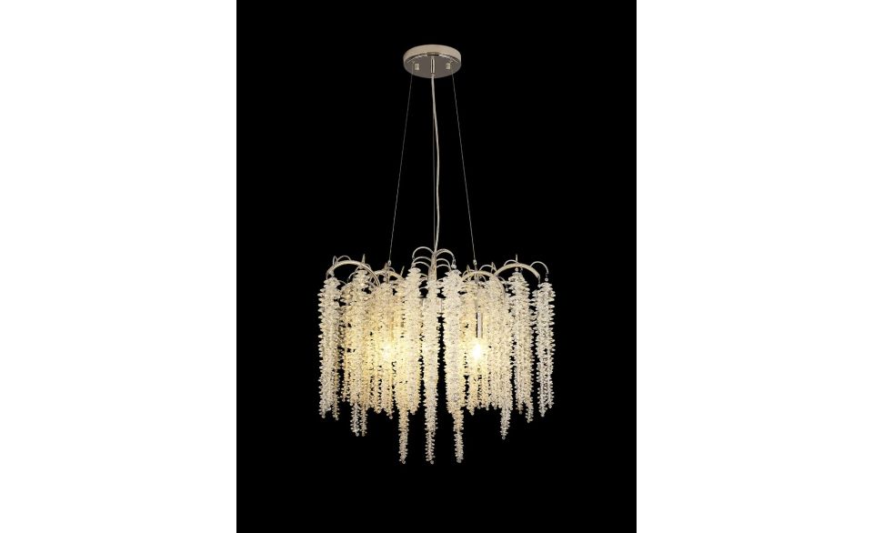 Monsoon Crystal Pendant Chandelier - Modern Opulence