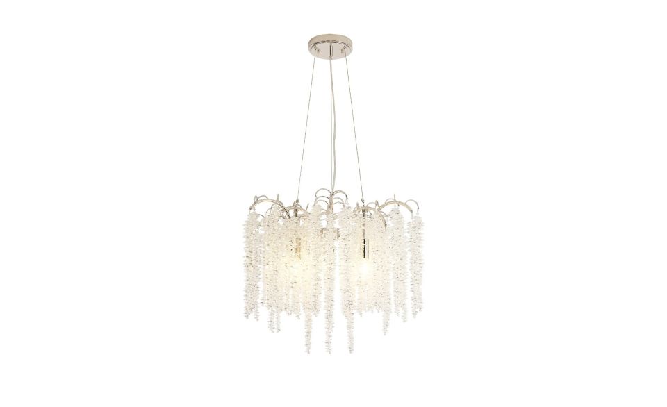 Monsoon Crystal Pendant Chandelier - Modern Opulence